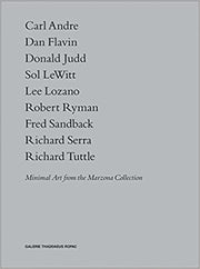 ArtBook - Minimal Art from the Marzona Collection - Art Noise