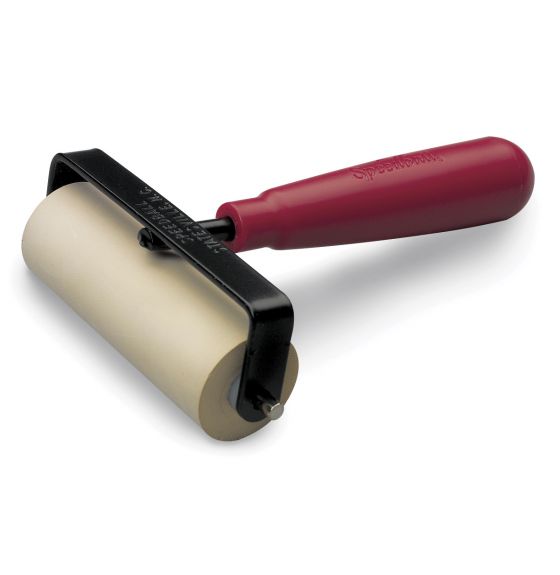 Speedball : Pop-In : Soft Rubber Roller / Brayer : 4in - Rollers & Brayers  - Relief and Lino Printing - Printmaking - Color