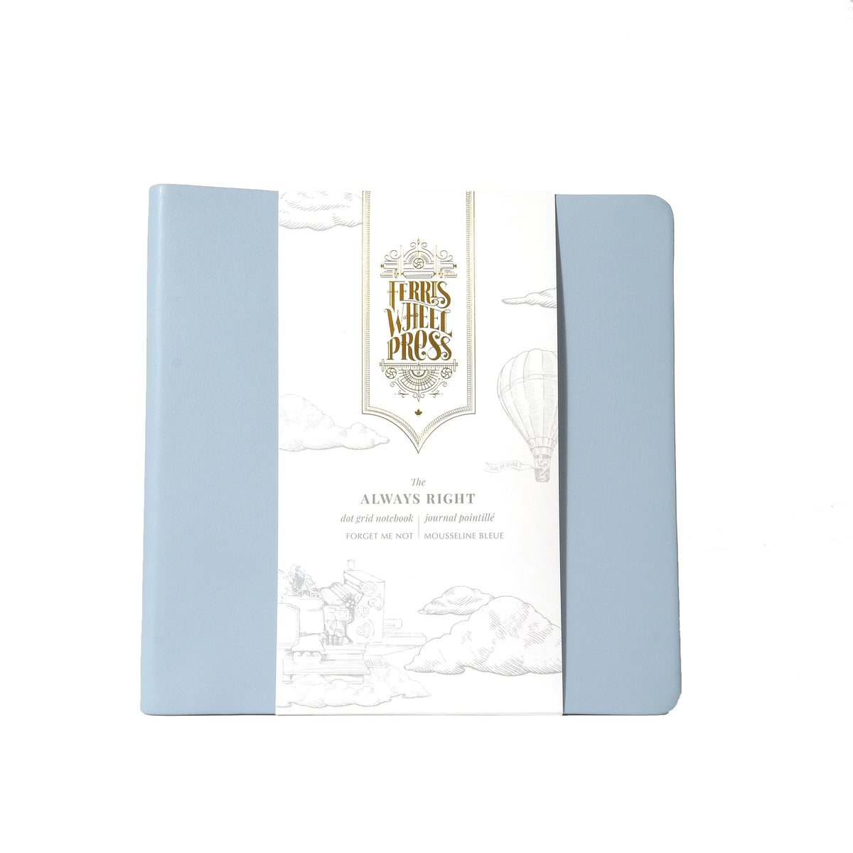 Ferris Wheel Press - Notebook The Always Right Notebook - Forget Me Not