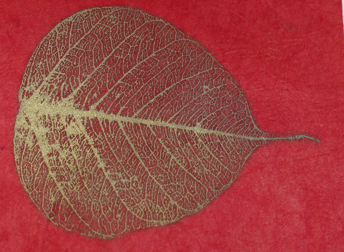Tibetan Paper &amp; Handicraft - Lokta Paper - Bodhi leaf - 20x30&quot;