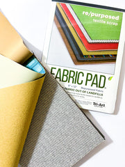 Tri-Art re/purposed Fabric Pad - Art Noise