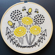 Hook, Line & Tinker Embroidery Kits - Bee Kind, Dandelion - Art Noise