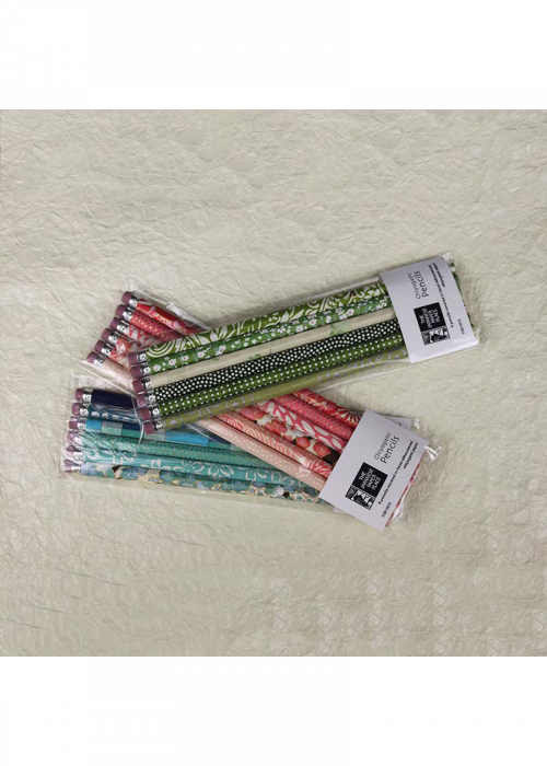 The Japanese Paper Place - Chiyogami Covered Pencils - Set of 6 - Art Noise