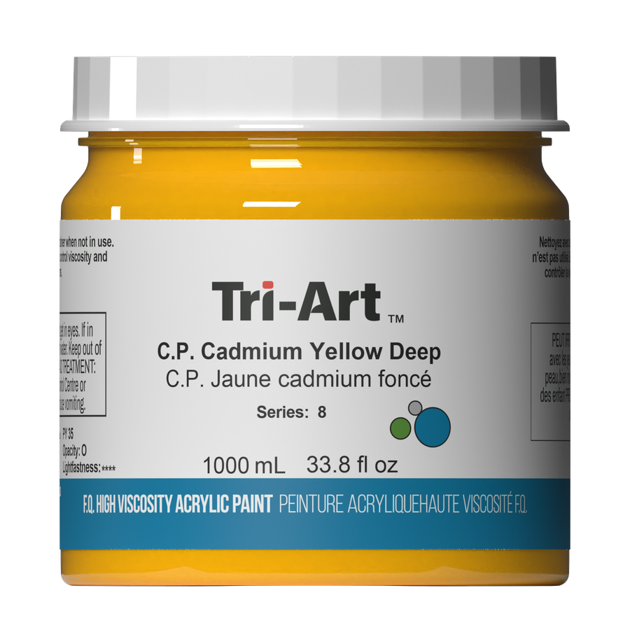 Tri-Art High Viscosity - C.P. Cadmium Yellow Deep - Art Noise
