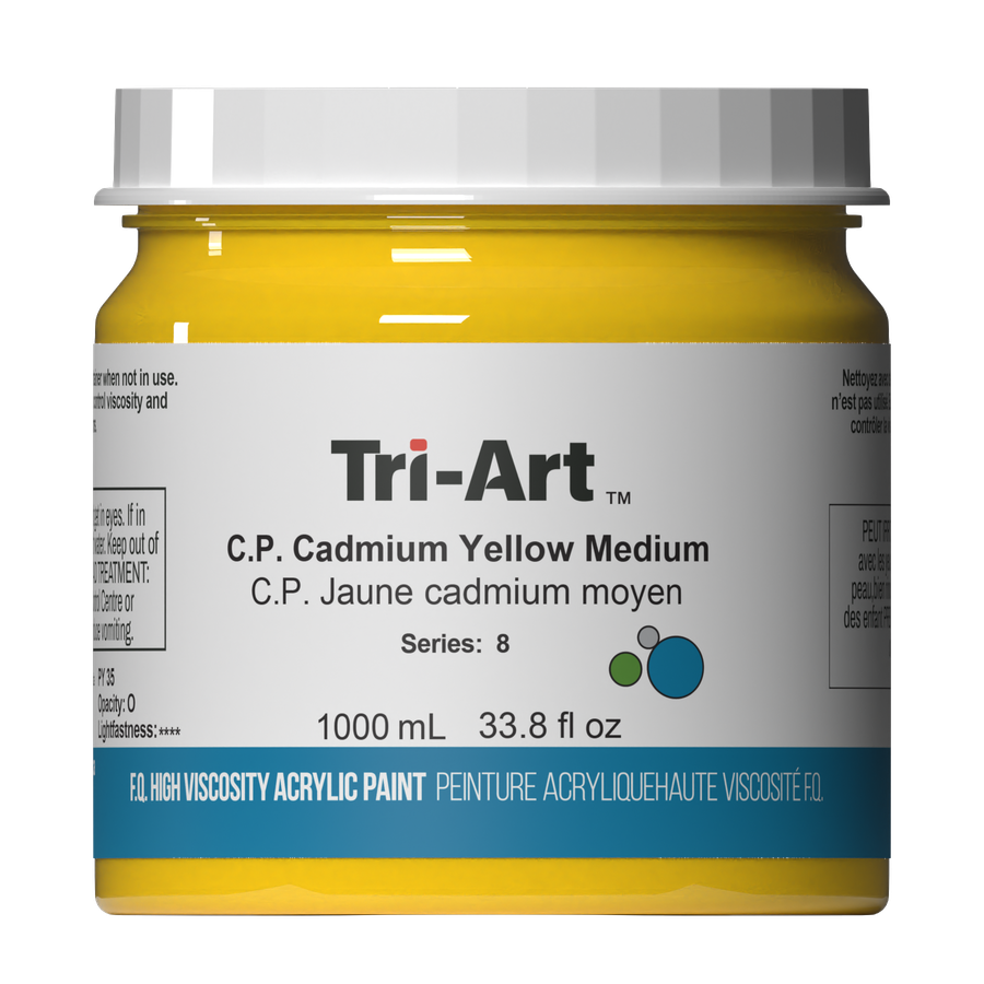 Tri-Art High Viscosity - C.P. Cadmium Yellow Medium - Art Noise