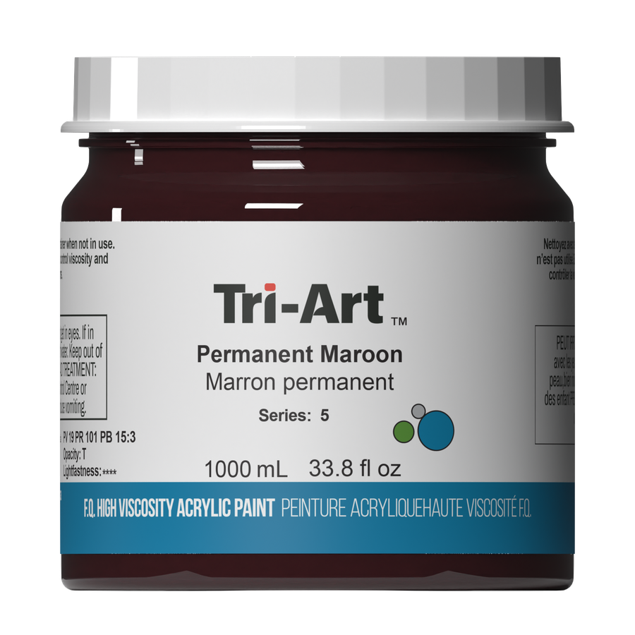 Tri-Art High Viscosity - Permanent Maroon - Art Noise