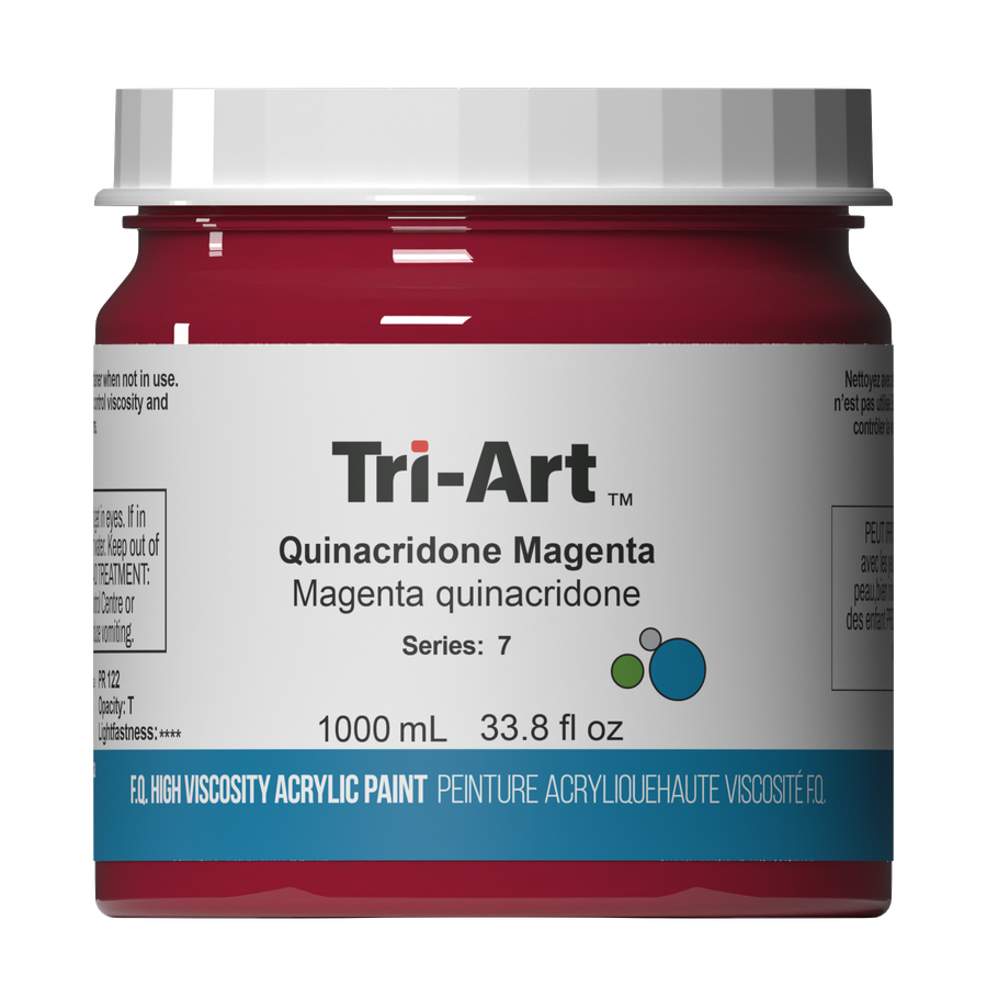 Tri-Art High Viscosity - Quinacridone Magenta - Art Noise