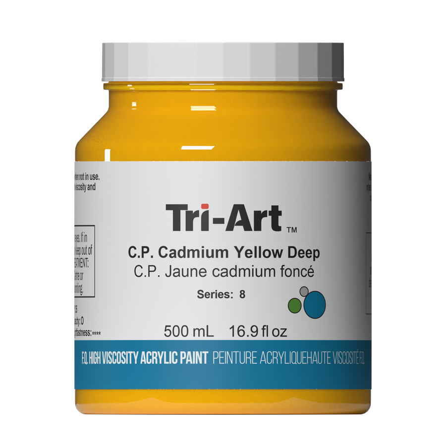 Tri-Art High Viscosity - C.P. Cadmium Yellow Deep - Art Noise