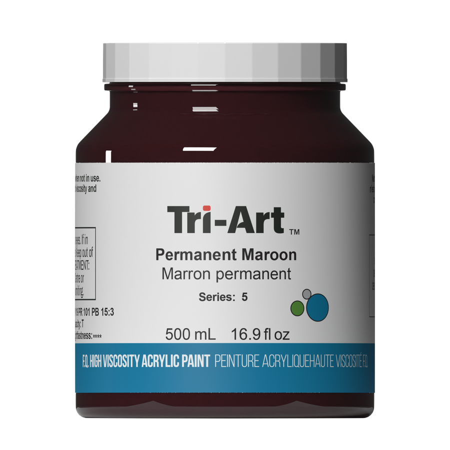 Tri-Art High Viscosity - Permanent Maroon - Art Noise
