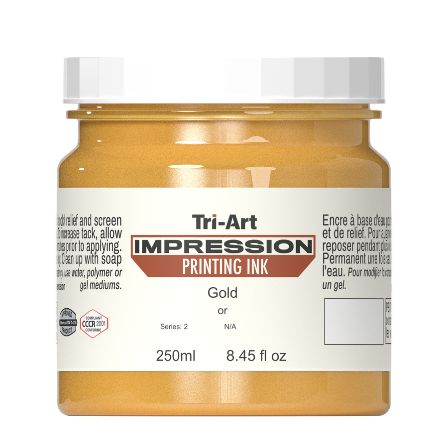 Impressions Block Printing Ink - Iridescent Gold - Art Noise