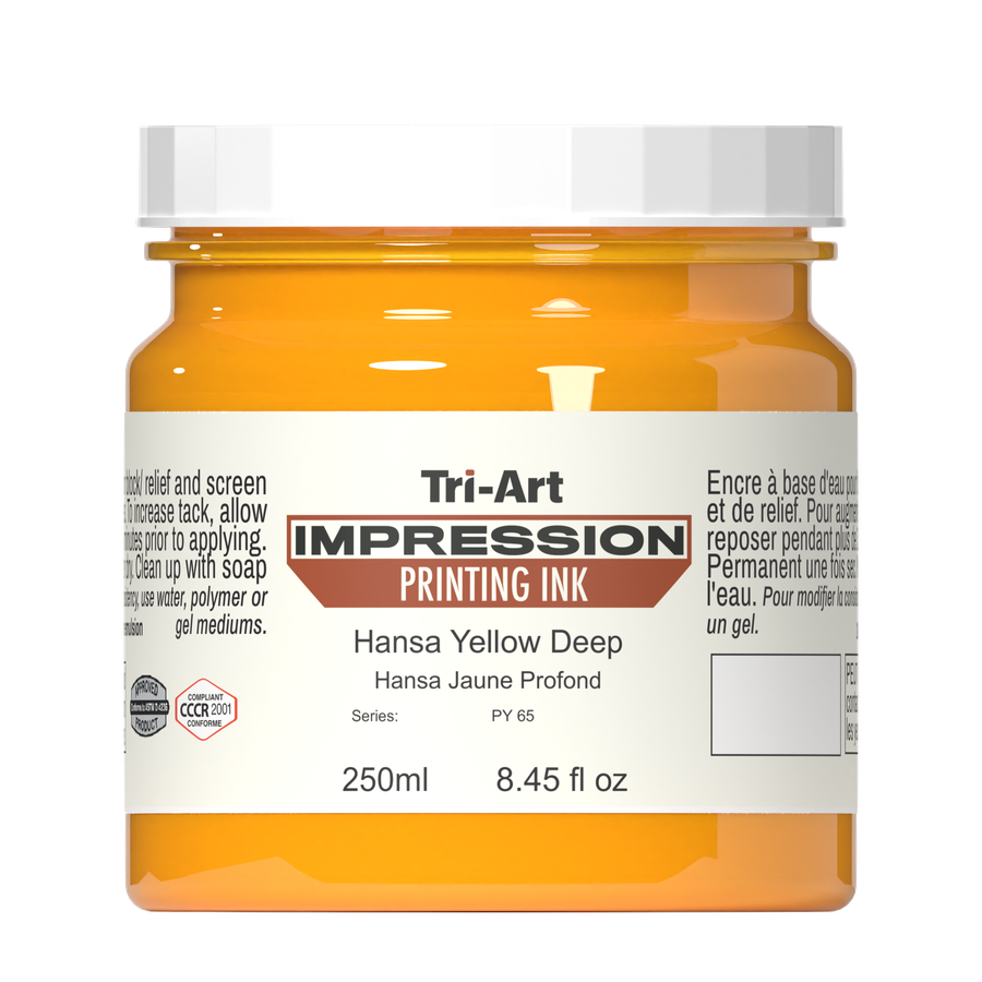 Impressions Block Printing Ink - Yellow Deep - Art Noise