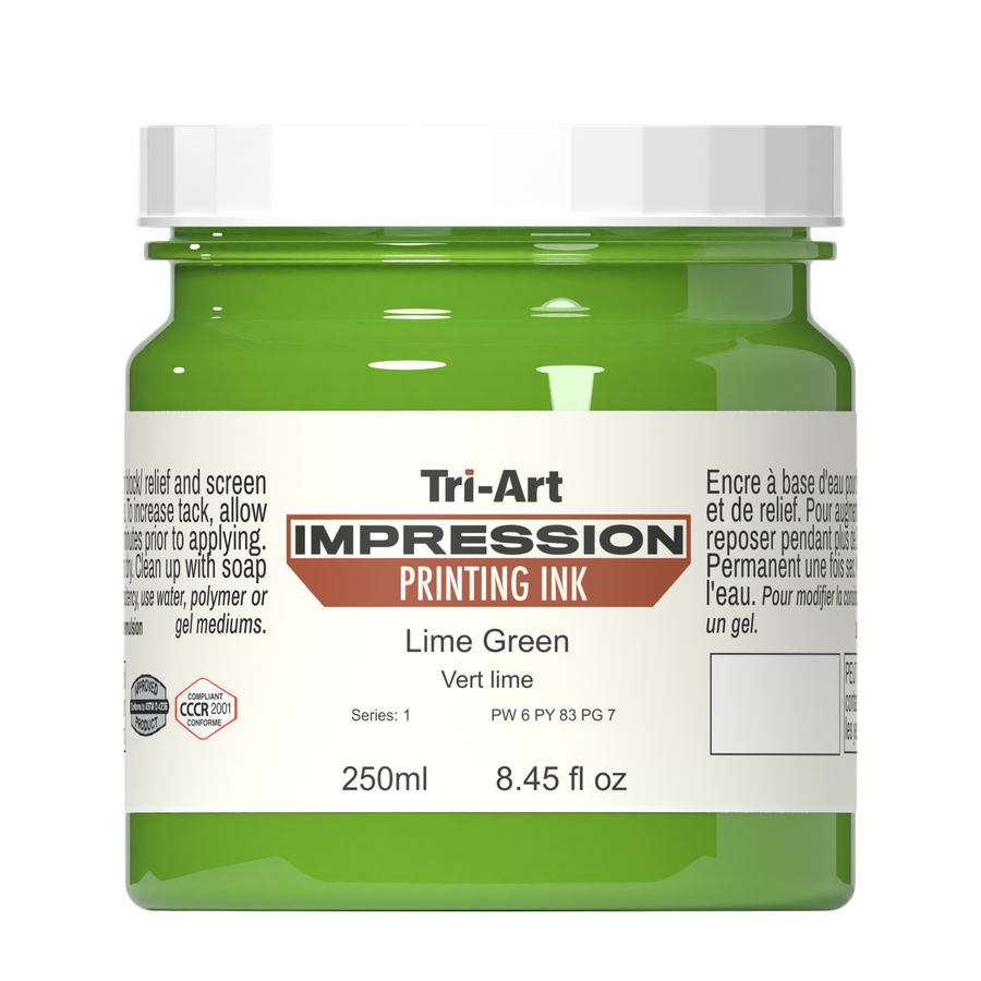 Impressions Block Printing Ink - Lime Green - Art Noise