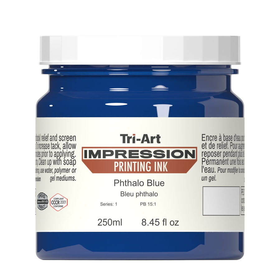 Impressions Block Printing Ink - Phthalo Blue - Art Noise