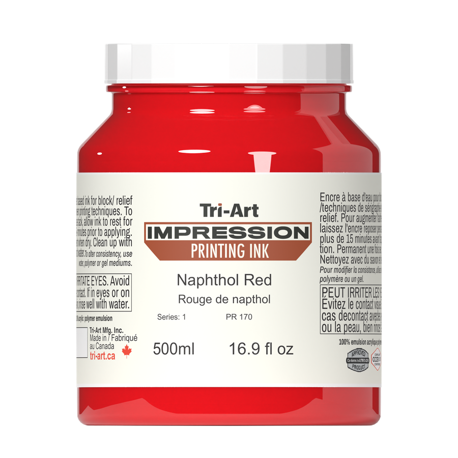 Impressions Block Printing Ink - Naphthol Red - Art Noise