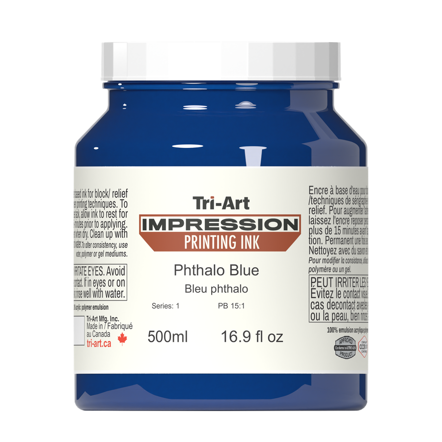 Impressions Block Printing Ink - Phthalo Blue - Art Noise