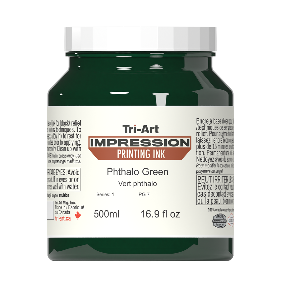 Impressions Block Printing Ink - Phthalo Green - Art Noise