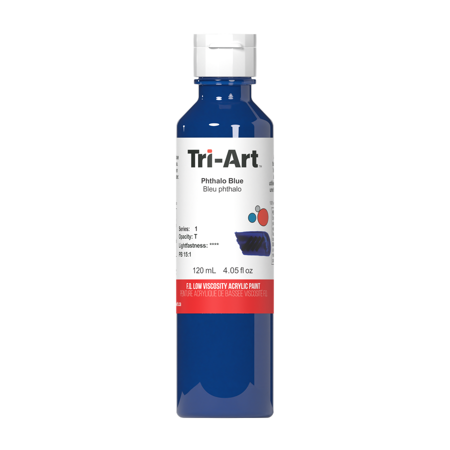 Tri-Art Low Viscosity - Phthalo Blue - 34mL - Art Noise
