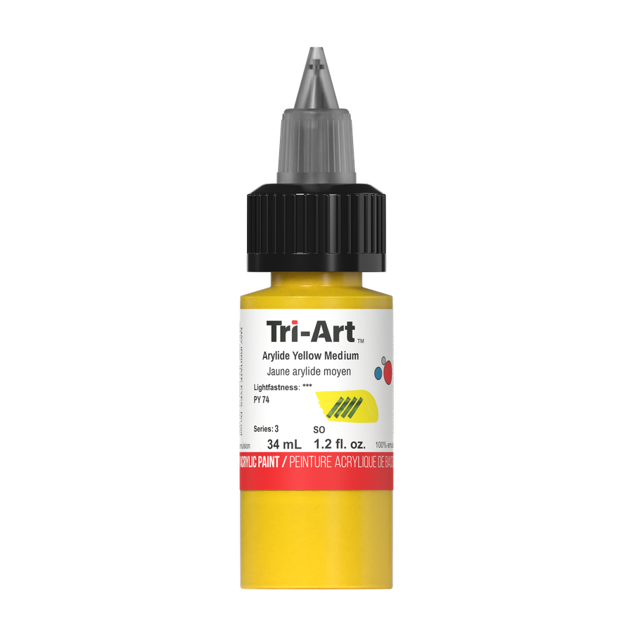 Tri-Art Low Viscosity - Arylide Yellow Medium - Art Noise