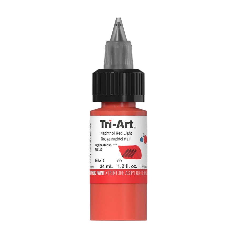 Tri-Art Low Viscosity - Naphthol Red Light - 34mL - Art Noise
