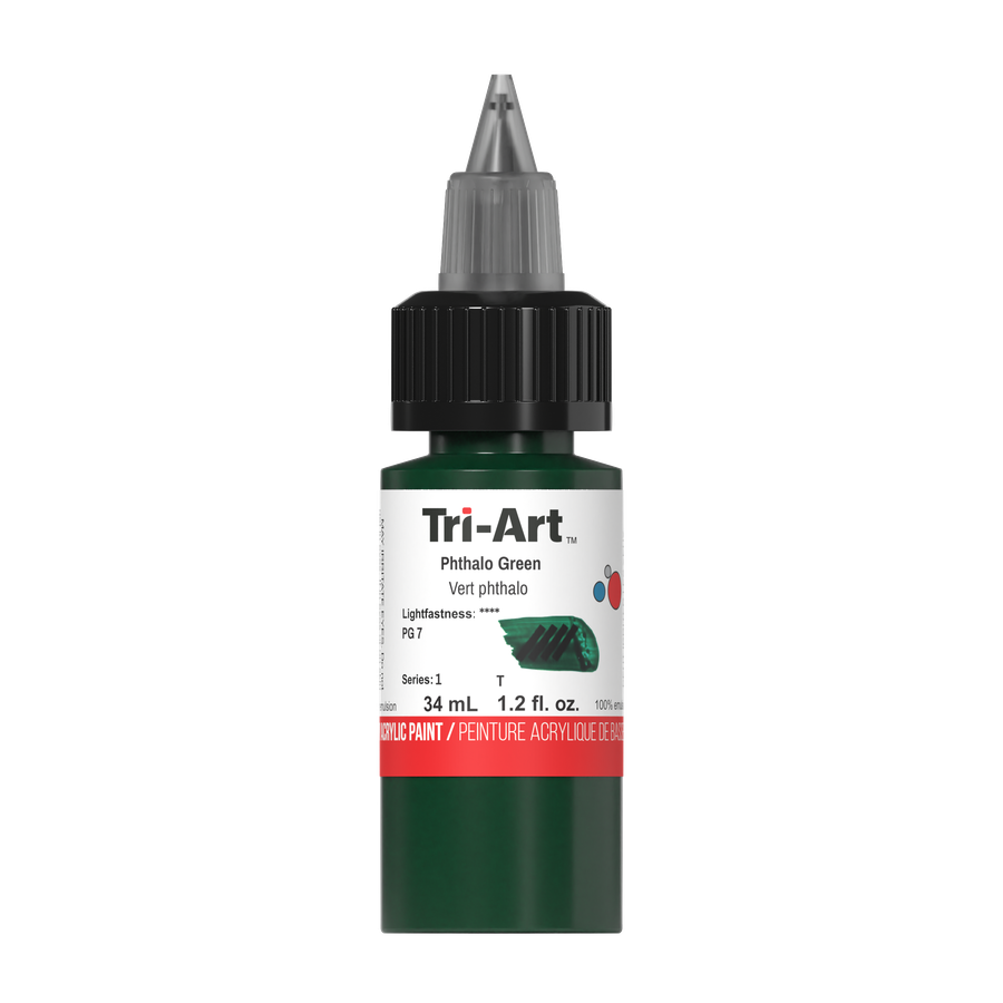Tri-Art Low Viscosity - Phthalo Green - 34mL - Art Noise