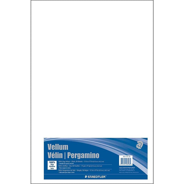 Staedtler Mars Vellum Pad, 16 lb, 8.5 x 11, 50 Sheets