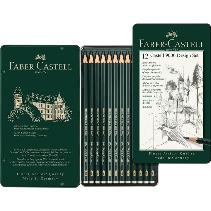Faber-Castell - CASTELL 9000 Graphite Pencil - Sets