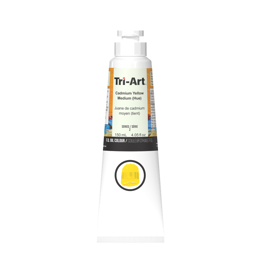 Tri-Art Oil Colours - Cadmium Yellow Medium Hue - Art Noise