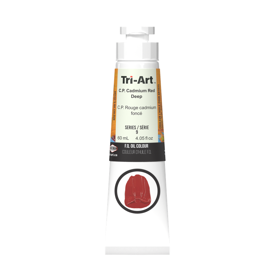 Tri-Art Oil Colours - C.P. Cadmium Red Deep - Art Noise