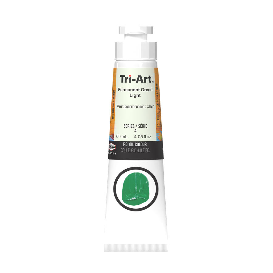 Tri-Art Oil Colours - Permanent Green Light - Art Noise