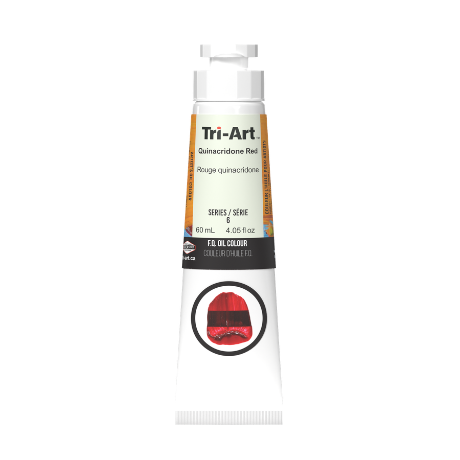 Tri-Art Oil Colours - Quinacridone Red - Art Noise