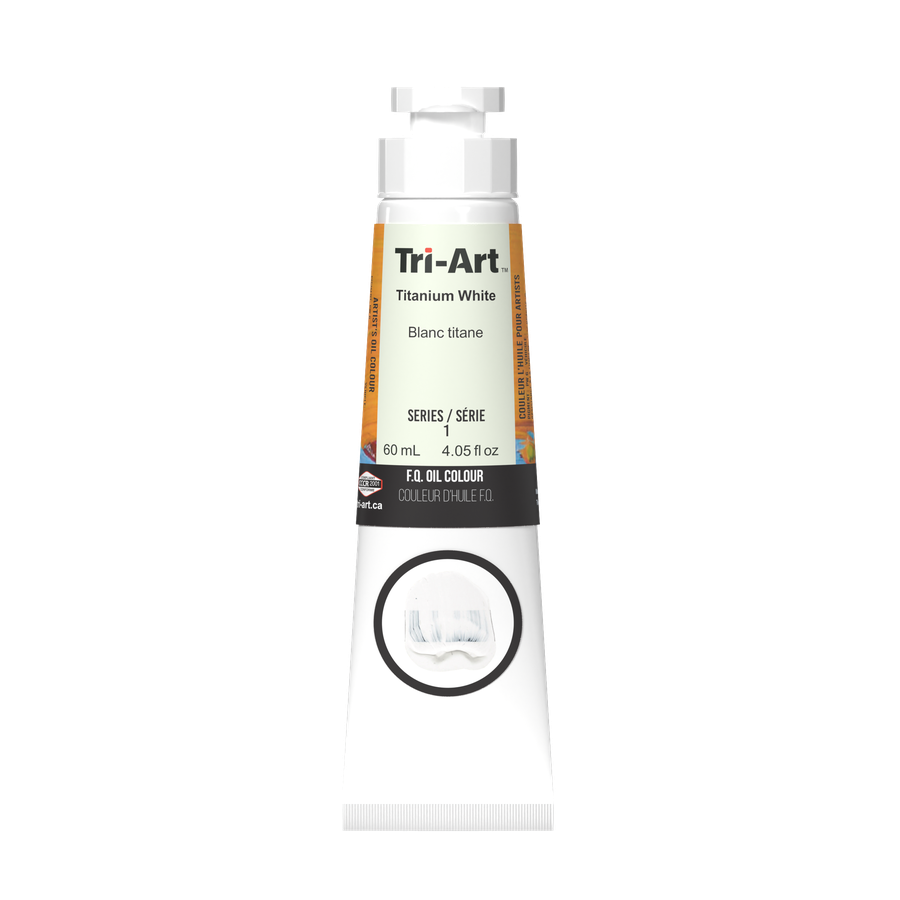 Tri-Art Oil Colours - Titanium White - Art Noise