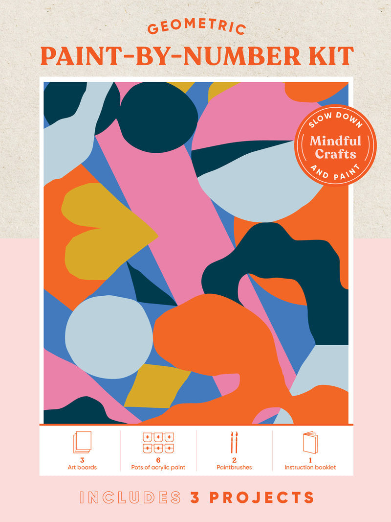 Geometric - Paint-By-Number Kit - Art Noise