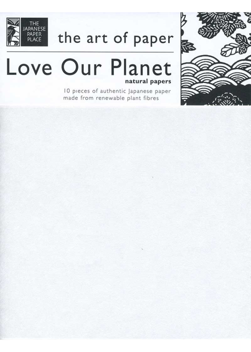 Japanese Paper - Love our planet - Mixed Assortment - Pack of 10 8.5x11&quot; sheets