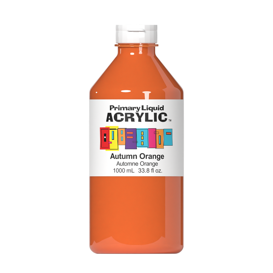 Primary Liquid Acrylic - Autumn Orange - Art Noise