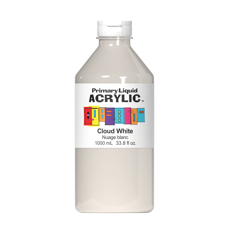 Primary Liquid Acrylic - Cloud White - Art Noise