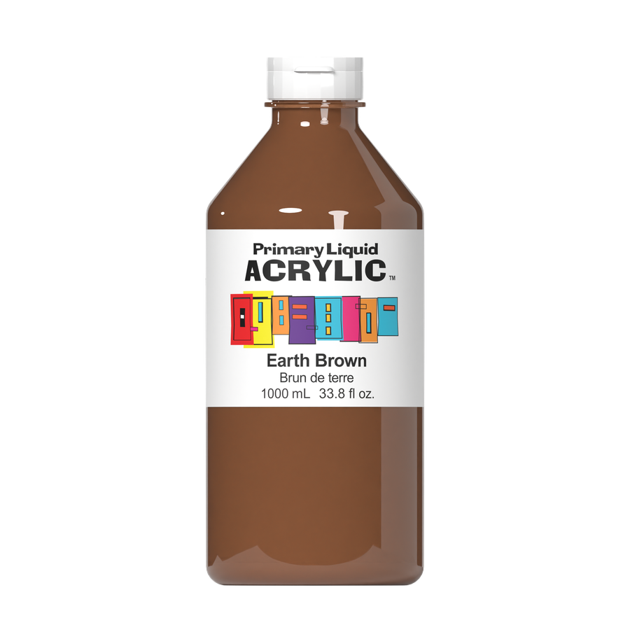 Primary Liquid Acrylic - Earth Brown - Art Noise