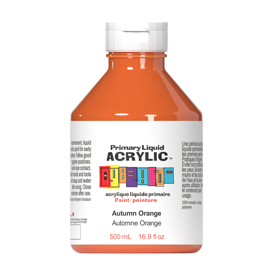 Primary Liquid Acrylic - Autumn Orange - Art Noise