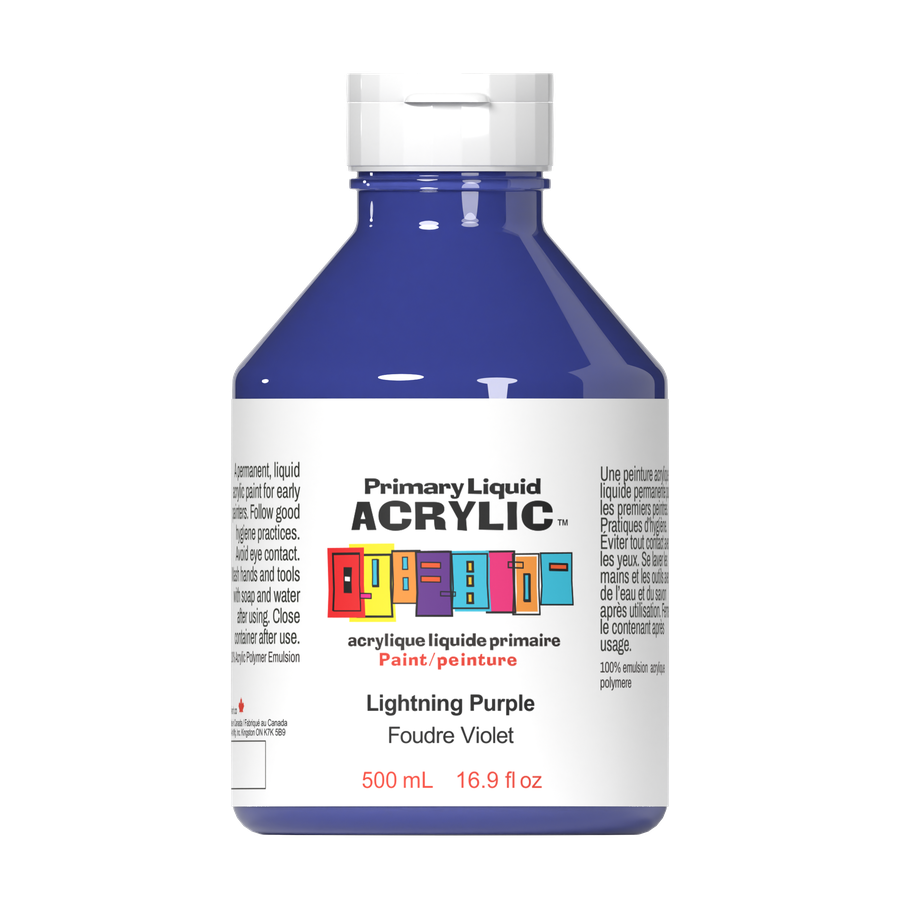 Primary Liquid Acrylic - Lightning Purple - Art Noise