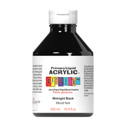 Primary Liquid Acrylic - Midnight Black - Art Noise
