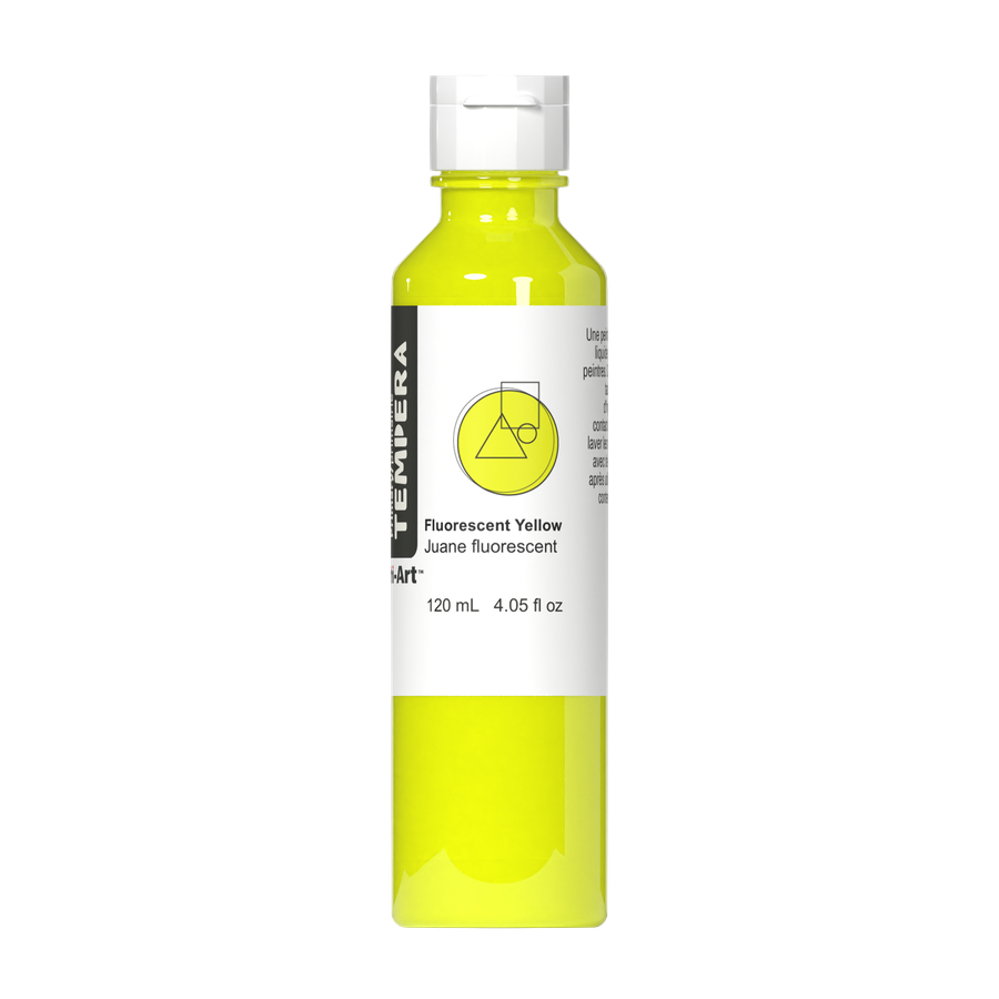 Primary Liquid Tempera - Fluorescent Yellow - Art Noise