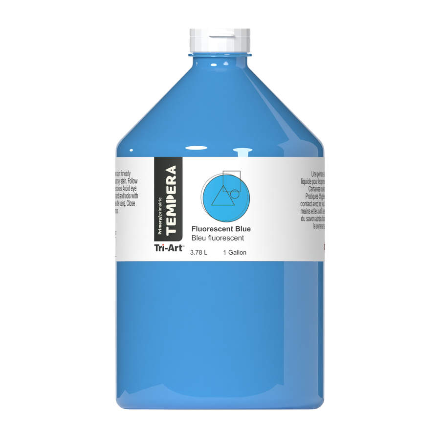Primary Liquid Tempera - Fluorescent Blue