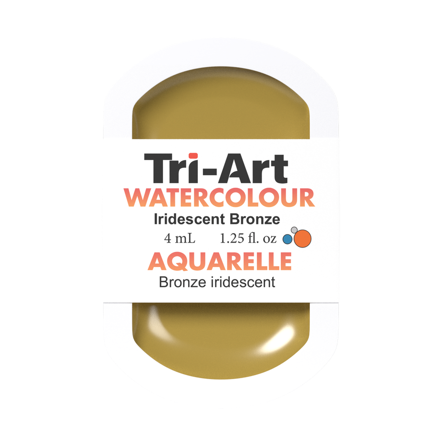 Tri-Art Water Colour Pans - Iridescent Bronze - 4 mL - Art Noise