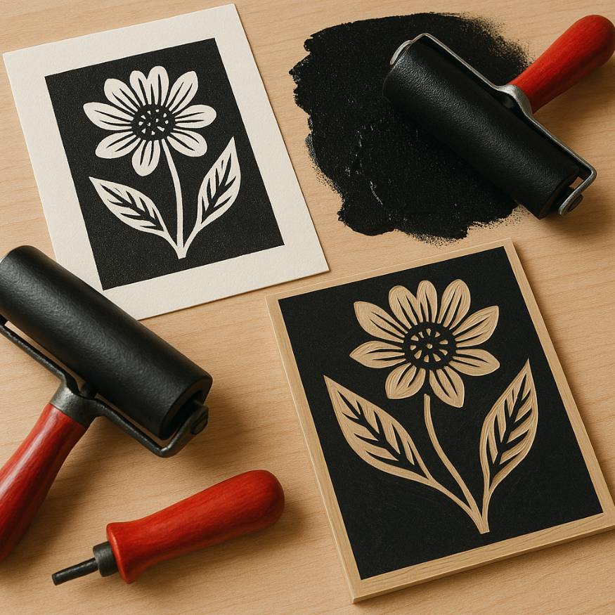 Relief Printing Supplies: The Minimal Starter Kit for Linocut (and Smart Upgrades)