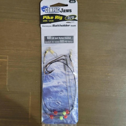 🍁COMPAC Pike Rig Baitholder #3/0 Stony Tackle Shack Fishing Hooks art-noise.myshopify.com compac-pike-rig-baitholder-3-0-1