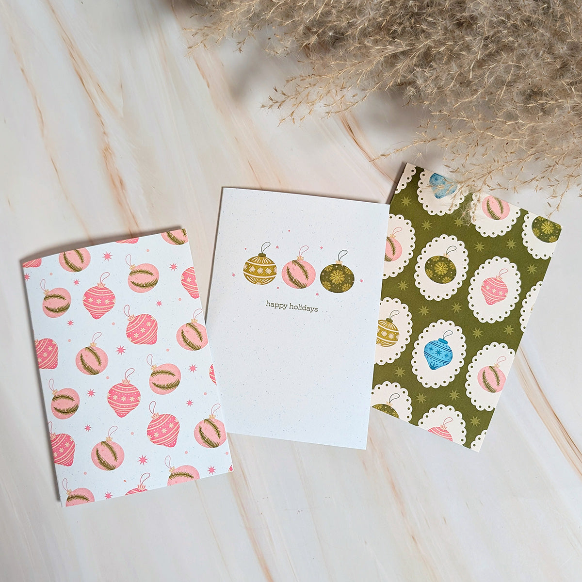 Happy Holidays Mini Ornament Card