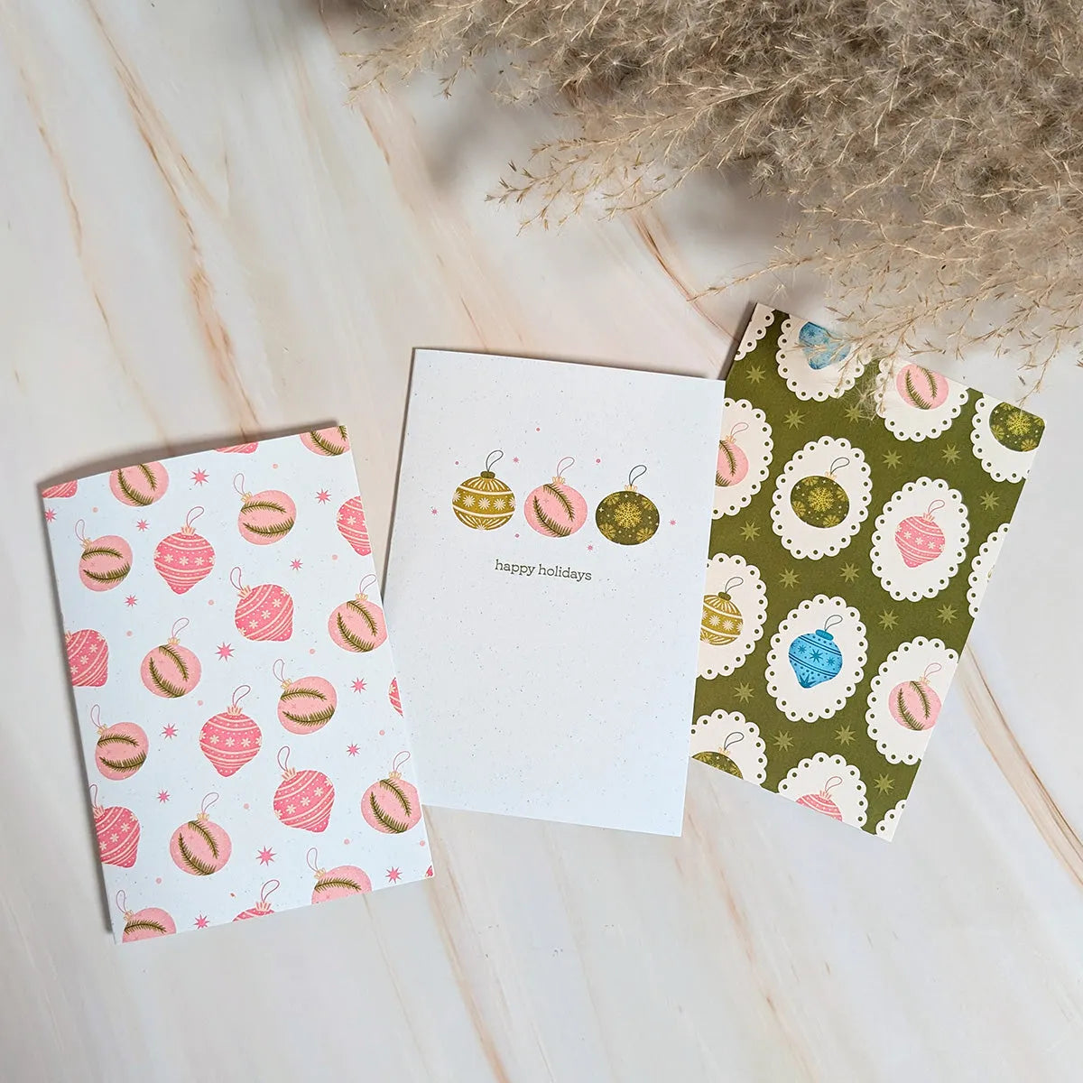  Ornament Overload Mini Holiday Card Cheeky Peach Designs Cards art-noise.myshopify.com ornament-overload-mini-holiday-card