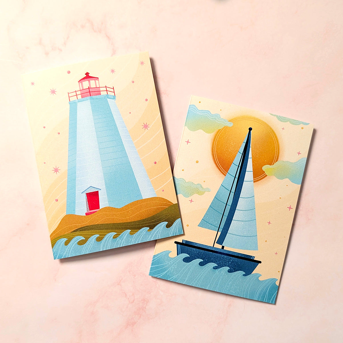 East Coast Lighthouse | New Brunswick Mini Greeting Card
