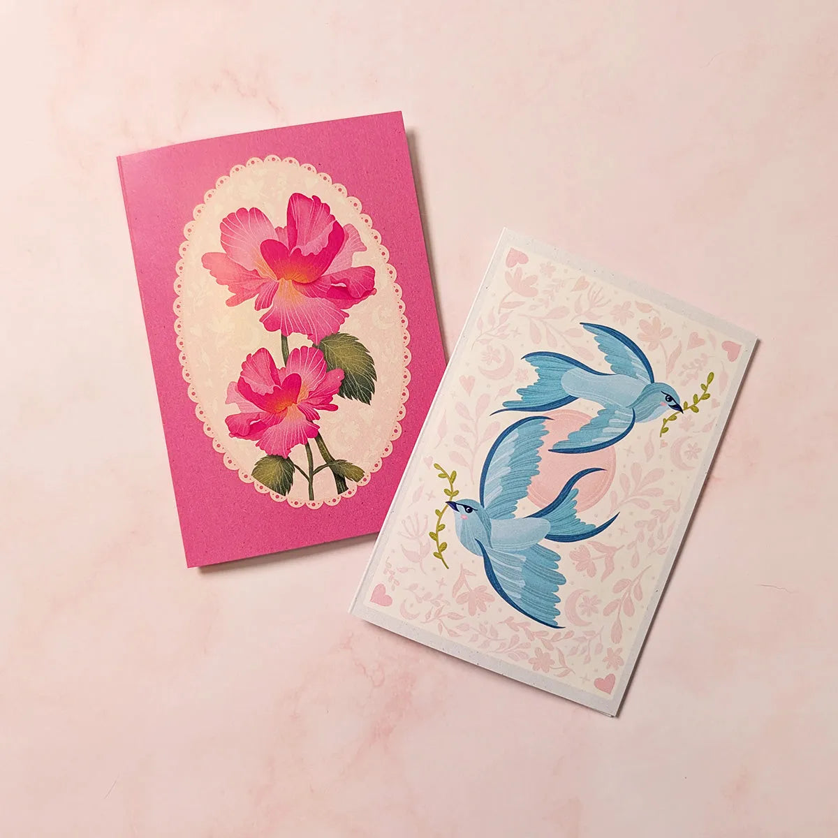  Feathered Friends | Sparrow Bird Mini Greeting Card Cheeky Peach Designs Cards art-noise.myshopify.com feathered-friends-sparrow-bird-mini-greeting-card