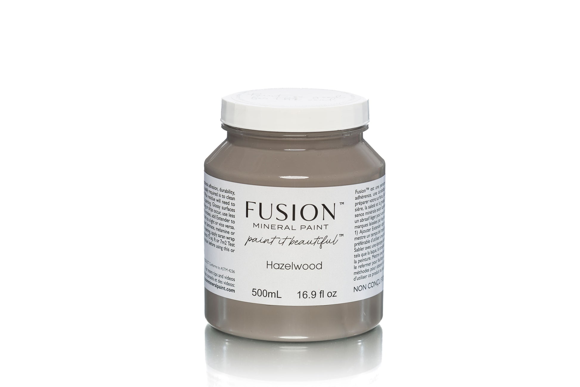 Fusion Mineral Paint Hazelwood Homestead House Furniture Paint art-noise.myshopify.com fusion-mineral-paint-hazelwood-500ml