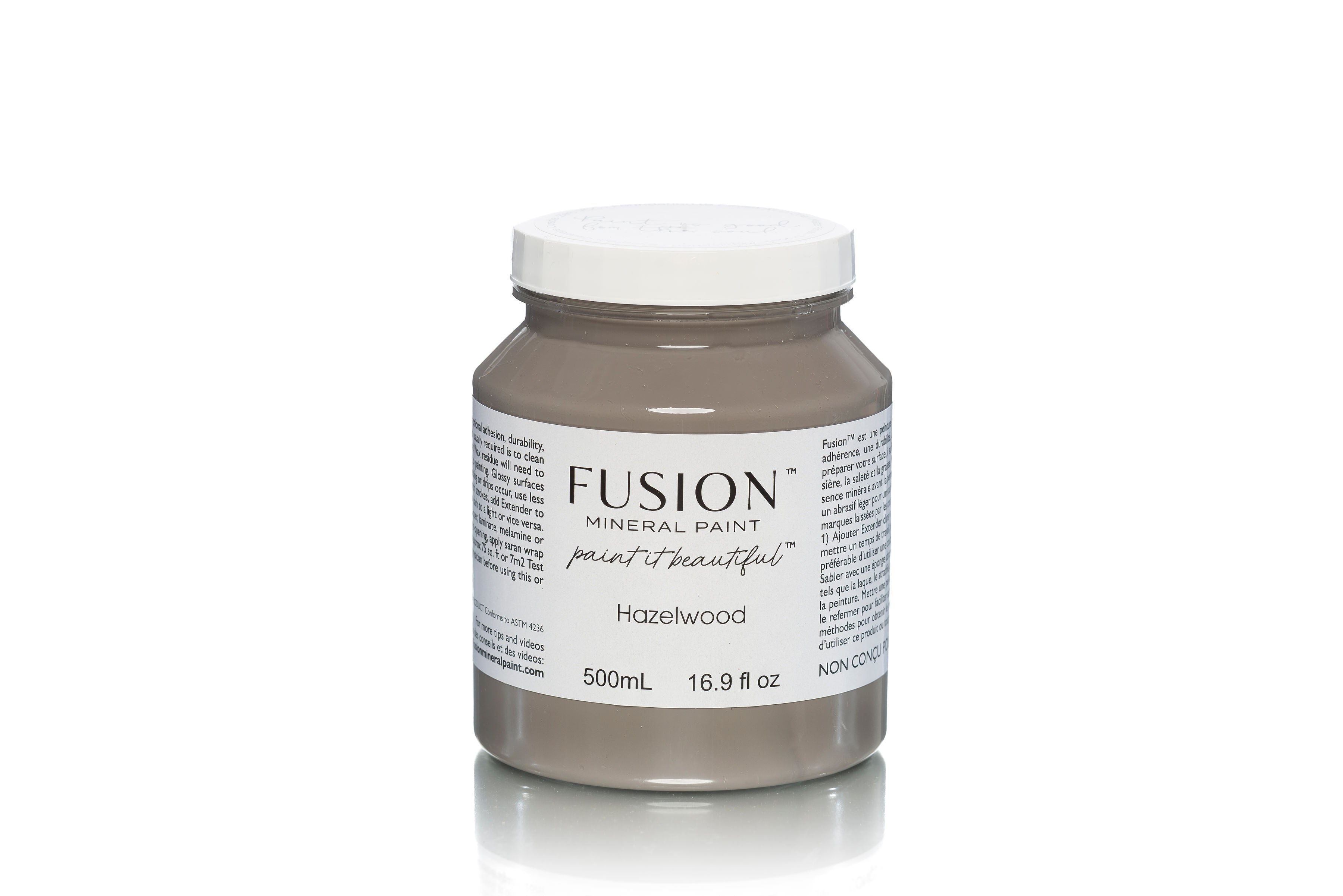 Fusion Mineral Paint Hazelwood Homestead House Furniture Paint art-noise.myshopify.com fusion-mineral-paint-hazelwood-500ml